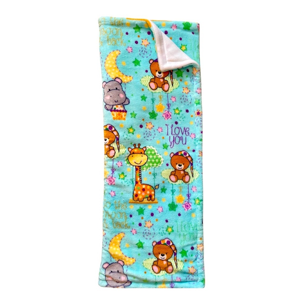 Super Adorable I Love You Baby / toddler blanket.